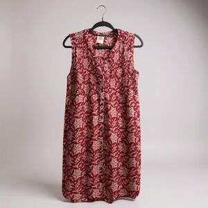 Knox Rose Sleeveless Floral Button-Down Dress